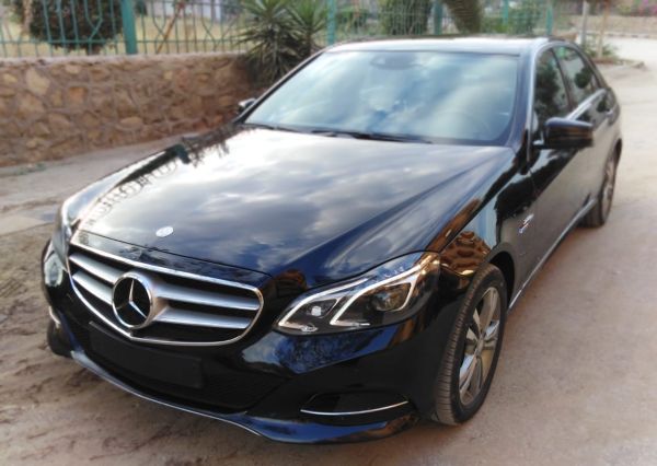 Mercedes E400 for wedding with driver 2014